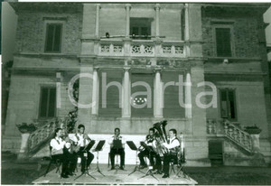 Fotografia d epoca originale 1990 ca PESARO Concerto Quintetto ROSSINI Ottoni Internazionali FOTOGRAFIA 1