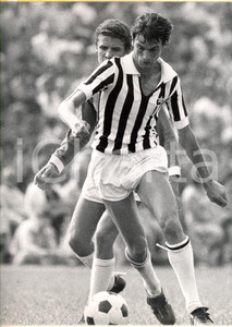 Fotografia d epoca originale 1976 CALCIO Marco TARDELLI centrocampista della JUVENTUS durante una partita 1