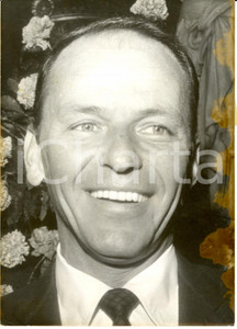 Fotografia d epoca originale 1963 PARIS Frank SINATRA ignora dove si trovi il figlio rapito Fotografia 1