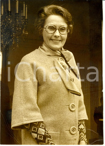 Fotografia d epoca originale 1970 ca PARIS Marie Madeleine DIENESCH Secretaire d Etat Ã  l Assistance Sociale 1