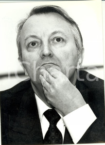 Fotografia d epoca originale 1990 PARIS Georges SARRE Segretario di Stato ai Trasporti stradali e fluviali 1