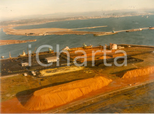 Fotografia d epoca originale 1990 ca MARSEILLE FRANCE Banchine commerciali del porto Fotografia a colori 1