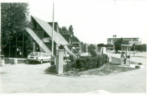 Fotografia d epoca originale 1989 CERNAY FRANCE Ingresso alla zona del campeggio Fotografia 1