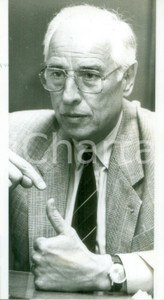 Fotografia d epoca originale 1987 HUNINGUE FRANCE Dirigente fabbrica chimica SANDOZ Fotografia 1