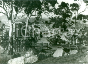 Fotografia d epoca originale 1977 HOBART TASMANIA Panorama dal parco giochi per bambini Fotografia 1