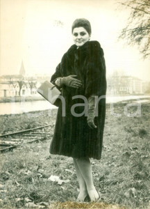 Fotografia d epoca originale 1967 PARIS Soprano Adriana MALIPONTE MACCHIAIOLI Cantante d Opera Fotografia 1