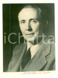 Fotografia d epoca originale 1950 ca USA Il compositore Roy HARRIS Fotografia cm 12 x 17 1