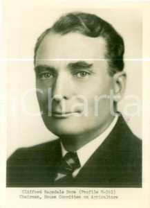 Fotografia d epoca originale 1945 ca USA Clifford Ragsdale HOPE House Committee on Agriculture Fotografia 1