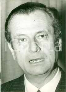 Fotografia d epoca originale 1973 PARIS Jean LECANUET durante la campagna elettorale Fotografia 1