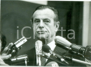 Fotografia d epoca originale 1981 PARIS Jean LECANUET in conferenza stampa all ELISEO Fotografia 1