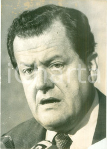 Fotografia d epoca originale 1972 PARIS Olivier GUICHARD nella trasmissione A Armes Egales Foto DANNEGGIATA 1