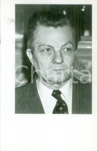 Fotografia d epoca originale 1980 ca PARIS FRANCE Politico Jacques CHARTRON Fotografia 1