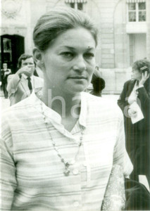 Fotografia d epoca originale 1985 PARIS Elisabeth BADINTER all Ecole Polytechnique Fotografia 1
