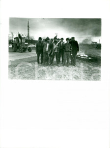 Fotografia d epoca originale 1989 BUCAREST ROMANIAN REVOLUTION Ribelli armati dopo caduta CEAUSESCU Foto 1