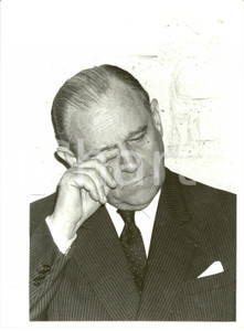 Fotografia d epoca originale 1988 STRASBURGO Raymond BARRE sconfitto alle elezioni presidenziali Fotografia 1