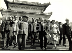 1983 NANKIN François MITTERRAND visita ufficiale CINA 10° anno Presidenza *Foto
