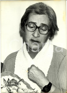 Fotografia d epoca originale 1985 ROMA Elena BONNER moglie di Andrej SACHAROV Ritratto Fotografia 1