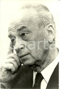 Fotografia d epoca originale 1989 IL CAIRO Egitto Yitzhak RABIN Ministro Difesa ISRAELE piano di pace Foto 1
