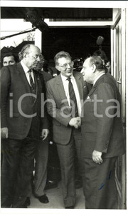 Fotografia d epoca originale 1988 FRANCE ALSACE Henri GOETSCHY ThÃ©odore KLEIN Raymond BARRE Photographie 1