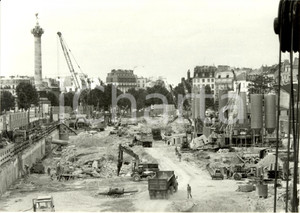 Fotografia d epoca originale 1985 PARIS F Chantier de la BASTILLE pour le futur OPERA Photographie 1
