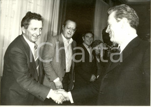 Fotografia d epoca originale 1978 FRANCE Edmond MAIRE FranÃ§ois CEYRAC Negociations SyndicatsPatronat Photo 1