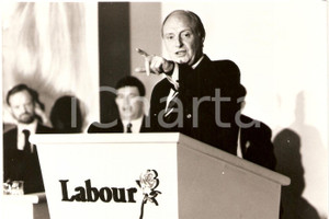 Fotografia d epoca originale 1992 UNITED KINGDOM Neil KINNOCK Political campaign for LABOUR Party Photo 1