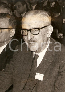 Fotografia d epoca originale 1975 PARIS Conseil National du PARTI SOCIALISTE Jules MOCH portrait Photo 1