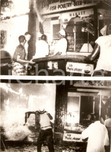Fotografia d epoca originale 1966 CLEVELAND USA Racisme HOUGH RIOTS Afroamericans loot a store Photo 1