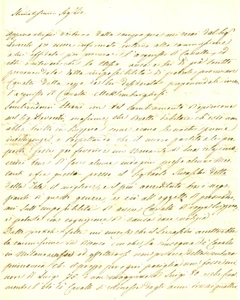 Documento originale, autentico 1838 MILANO Luigi BELGIOIOSO cavalli svizzeri per Arcivescovo Carlo OPPIZZONI 1