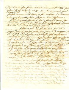 Documento originale, autentico 1850 GENOVA Angelo MORO a Giovanni Francesco BO Lettera commerciale 1