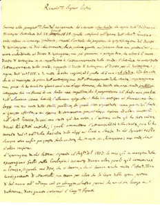 Documento originale, autentico 1846 GENOVA Lite Pietro NEGROTTO CAMBIASO per strada pubblica su un fiume 1
