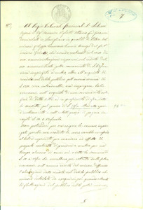 Documento originale, autentico 1857 SAVIGLIANO CN Acquisto cascina CERESETTA per minorenne Filippo ARRIGO 1