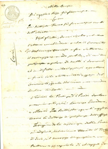 Documento originale, autentico 1844 ONEGLIA IM Giovanni Battista TRUCCO palma di MARSIGLIA per il terrazzo 1