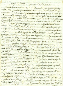 Documento originale, autentico 1812 GENOVA Inquilini di Pasquale ADORNO disturbati da fornaio in PIAZZA NUOVA 1