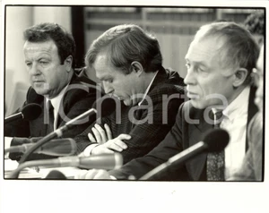 Fotografia d epoca originale 1987 AMBURGO D Heiner GEISSLER Helmut HASSMAN Gerold TANDLER Foto 25 x 20 cm 1