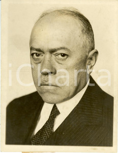 Fotografia d epoca originale 1932 GERMANIA Hermann WARMBOLD Ministro Economia Ritratto Fotografia 1