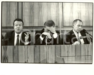 Fotografia d epoca originale 1987 GERMANIA Gerold TANDLER Helmut HAUSSMAN e Heiner GEISSLER Fotografia 1