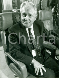 Fotografia d epoca originale 1982 BONN DE Oscar SCHNEIDER Ministro CSU traposrti e costruzioni FOTO 1
