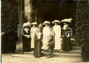 Fotografia d epoca originale 1913 BAVIERA D Luigi III con Maria Teresa d AUSTRIAESTE e cinque figlie Foto 1