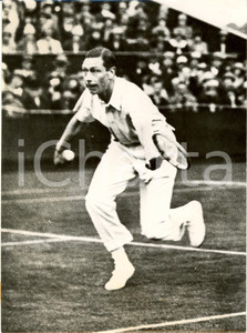 Fotografia d epoca originale 1952 UK Re Giorgio VI durante un match di tennis Fotografia 1
