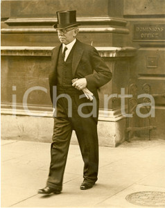 Fotografia d epoca originale 1935 ca LONDON James Henry THOMAS Secretary for the Dominions Photograph 1