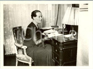 Fotografia d epoca originale 1933 PARIS Louise WEISS politica fondatrice Associazione LA FEMME NOUVELLE Foto 1
