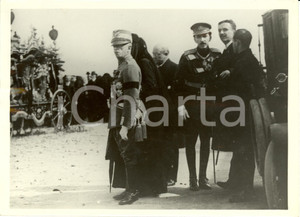 Fotografia d epoca originale 1921 SANREMO IM Vittorio Emanuele III Regina Elena funerali Nicola I MONTENEGRO 1