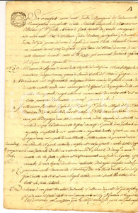 Documento originale, autentico 1805 MILANO Testamento marchesa Marianna OTTOLINI CRIVELLI CAVALLI Manoscritto 1