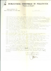 Autografo originale 1976 FOLLONICA GR Ovidio ANGELUCCETTI ringrazia Silvio PAOLICCHI per biblioteca 1
