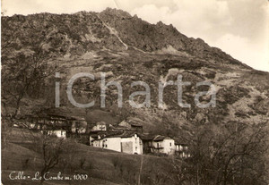 Cartolina originale da collezione 1955 CELLE DI MACRA CN Panorama con BORGATA COMBE Cartolina FG NV 1