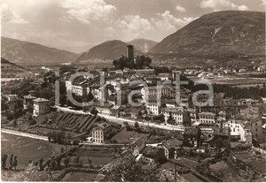Cartolina originale da collezione 1952 FELTRE BL Panorama con Castello di ALBOINO Cartolina FG VG 1