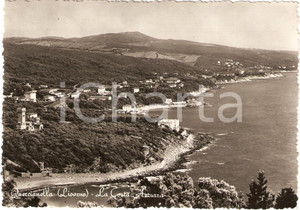 Cartolina originale da collezione 1953 QUERCIANELLA LI Panorama COSTA AZZURRA Cartolina FG VG 1
