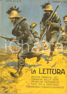 Giornale, rivista storica 1912 LA LETTURA Vicenda di Piero FASIOL detto FORNARETTO Anno XII nÂ°2 BELTRAME 1