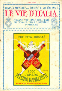 1927 LE VIE D'ITALIA TCI Agricoltura nella provincia di CREMONA *Anno XXXIII nÂ°1 DATA: Gennaio 1927LUOGO: MILANOTITOLO: LE VIE D'ITALIA - RIVISTA MENSILE DEL TOURING CLUB ITALIANO E ORGANO UFFICIALE DELL'ENTE NAZIONALE PER LE INDUSTRIE TURISTICHE  Anno XXXIII n. 1  DESCRIZIONE: Rivista di viaggi d'epoca. All'interno, un articolo di Giovanni Vialli sulla produzione agricola della provincia di Cremona, la pi&ugrave; fertile d'Italia.Numerose illustrazioni e pubblicit&agrave; d'epoca all'interno.  EDITORE: Touring Club Italiano - Milano  PAGINE: 136  FORMATO: cm 17 x 24  CONDIZIONI: mediocri (lievi strappi al dorso; macchie e bruniture diffuse alle brossure e alle pagine).  Rivista d'epoca, originale, autentica.     originale e autentica 1